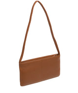 Cultured London Soho Collection Bags: 'Mimi' Tan Leather Grab Bag