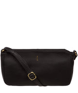 Pure Luxuries London #product-type#: 'Christina' Black Leather Cross Body Bag