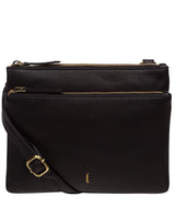 Pure Luxuries London #product-type#: 'Demi' Black Leather Cross Body Bag