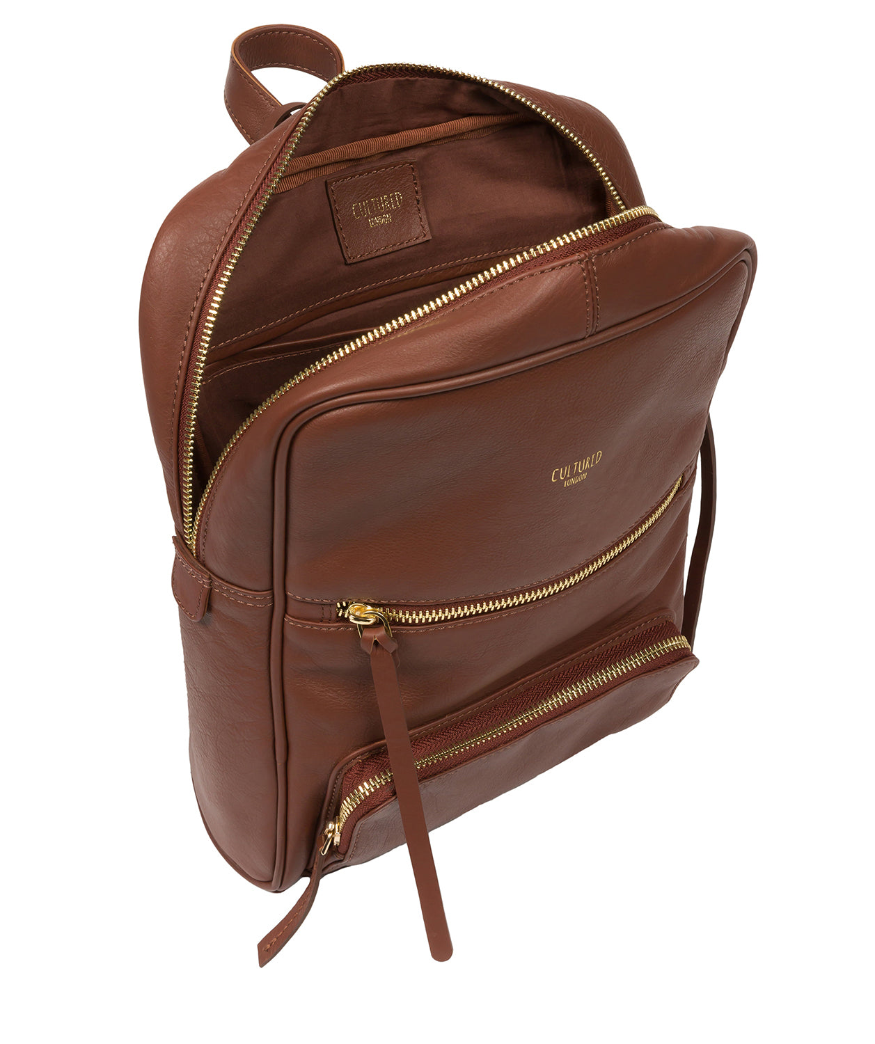 cultured london leather backpack Brown Leather Backpack 'Abbey' by Cultured London