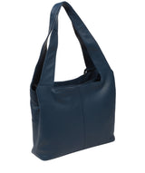 Cultured London Eco Collection Bags: 'Boston' Denim Leather Shoulder Bag