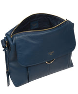 Cultured London Eco Collection Bags: 'Chancery' Denim Leather Shoulder Bag