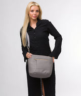 Cultured London Eco Collection Bags: 'Gants' Dove Leather Cross Body Bag