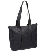 Cultured London Eco Collection Bags: 'Kensal' Dark Navy Leather Handbag