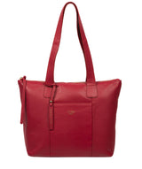 Cultured London Eco Collection Bags: 'Kensal' Scarlett Leather Handbag