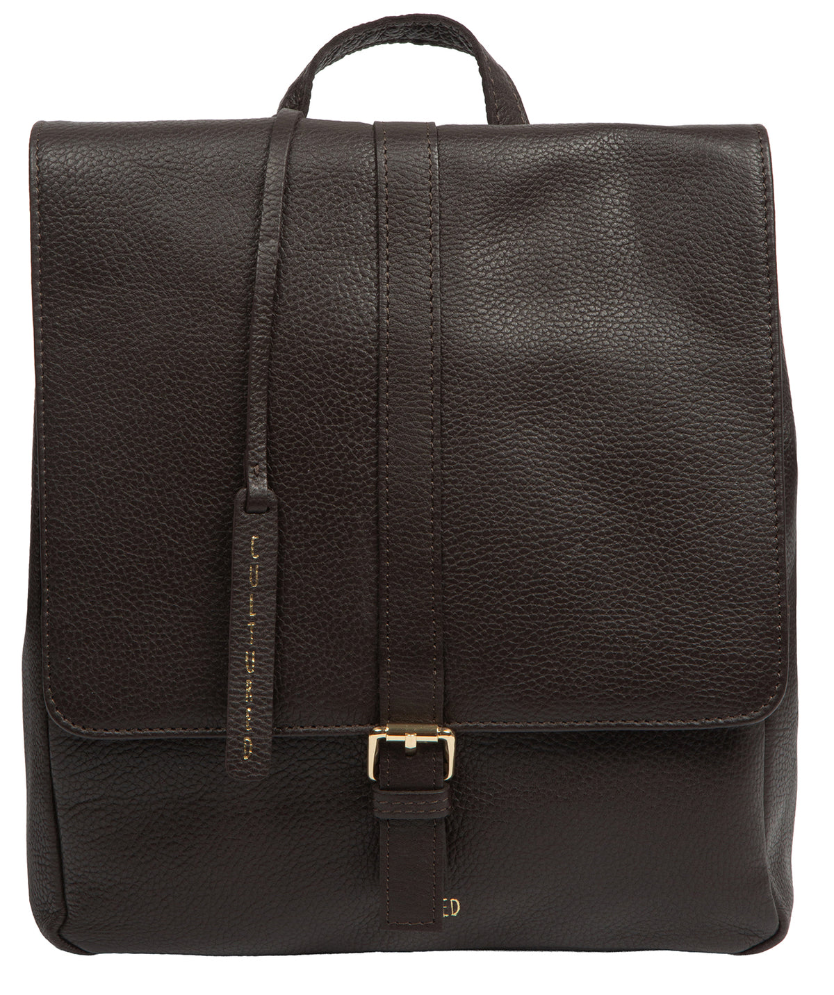 'Danica' Espresso Leather Backpack