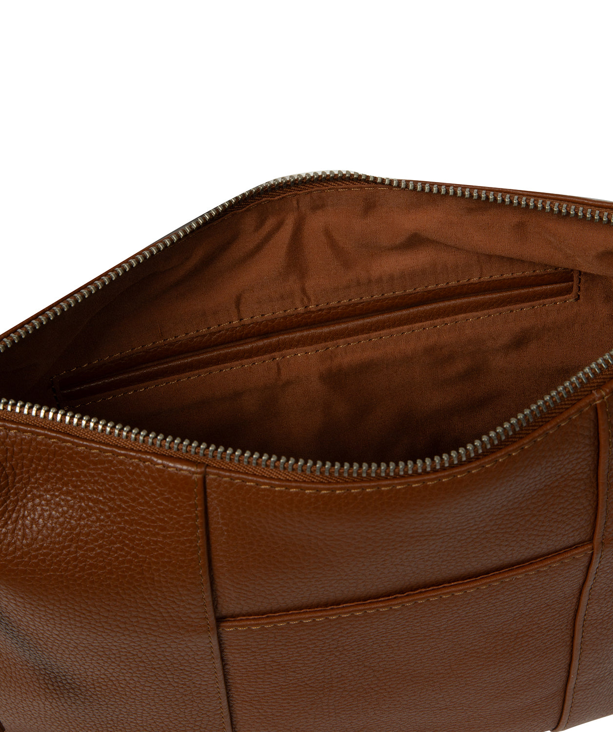 'Sylvie' Rich Tan Leather Shoulder Bag