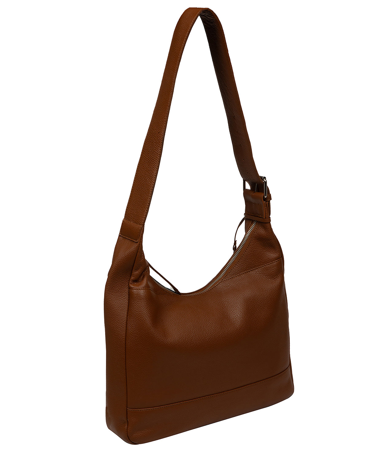 'Kovo' Rich Tan Leather Shoulder Bag
