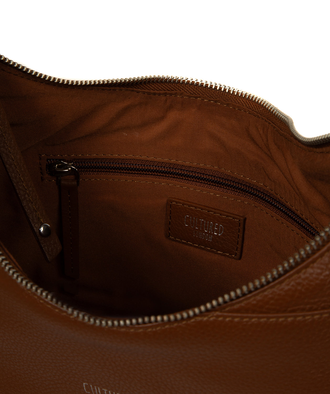 'Kovo' Rich Tan Leather Shoulder Bag