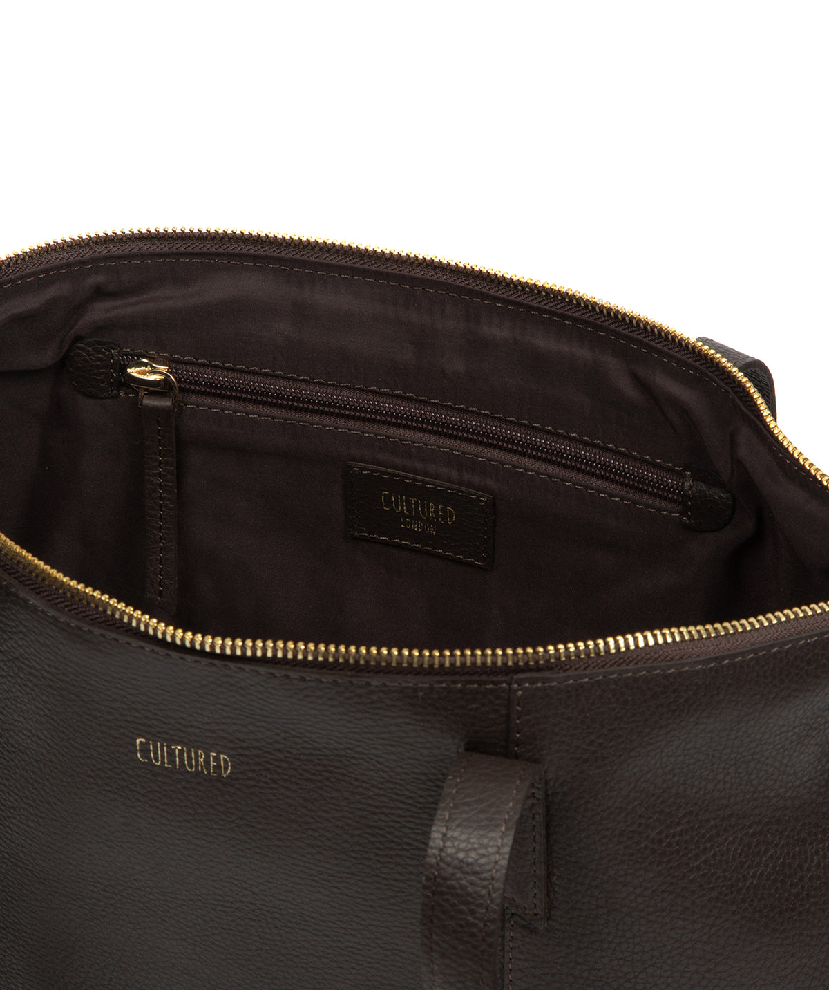 'Marlowe' Espresso Leather Tote Bag