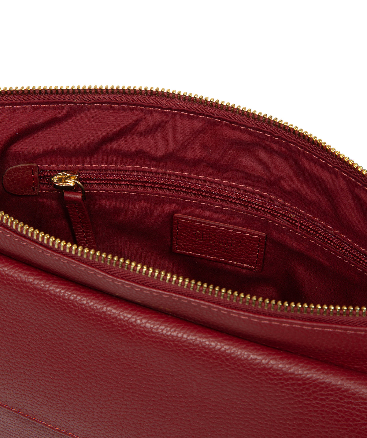 Rear slip pocket for secure storage access