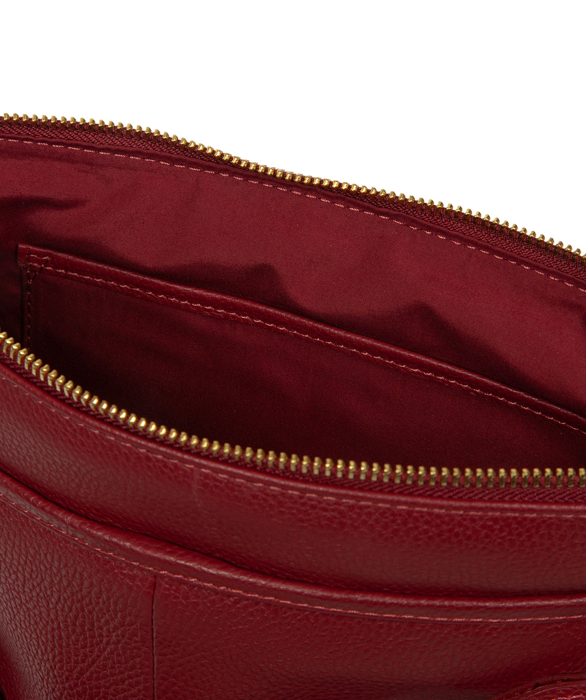 Leather charm and gold foil Cultured London branding