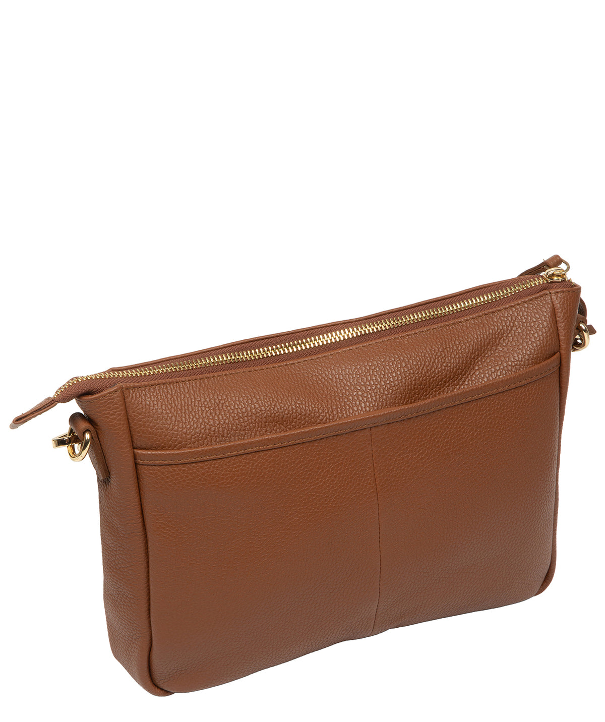 Interior compartment with zip pocket and slip pockets