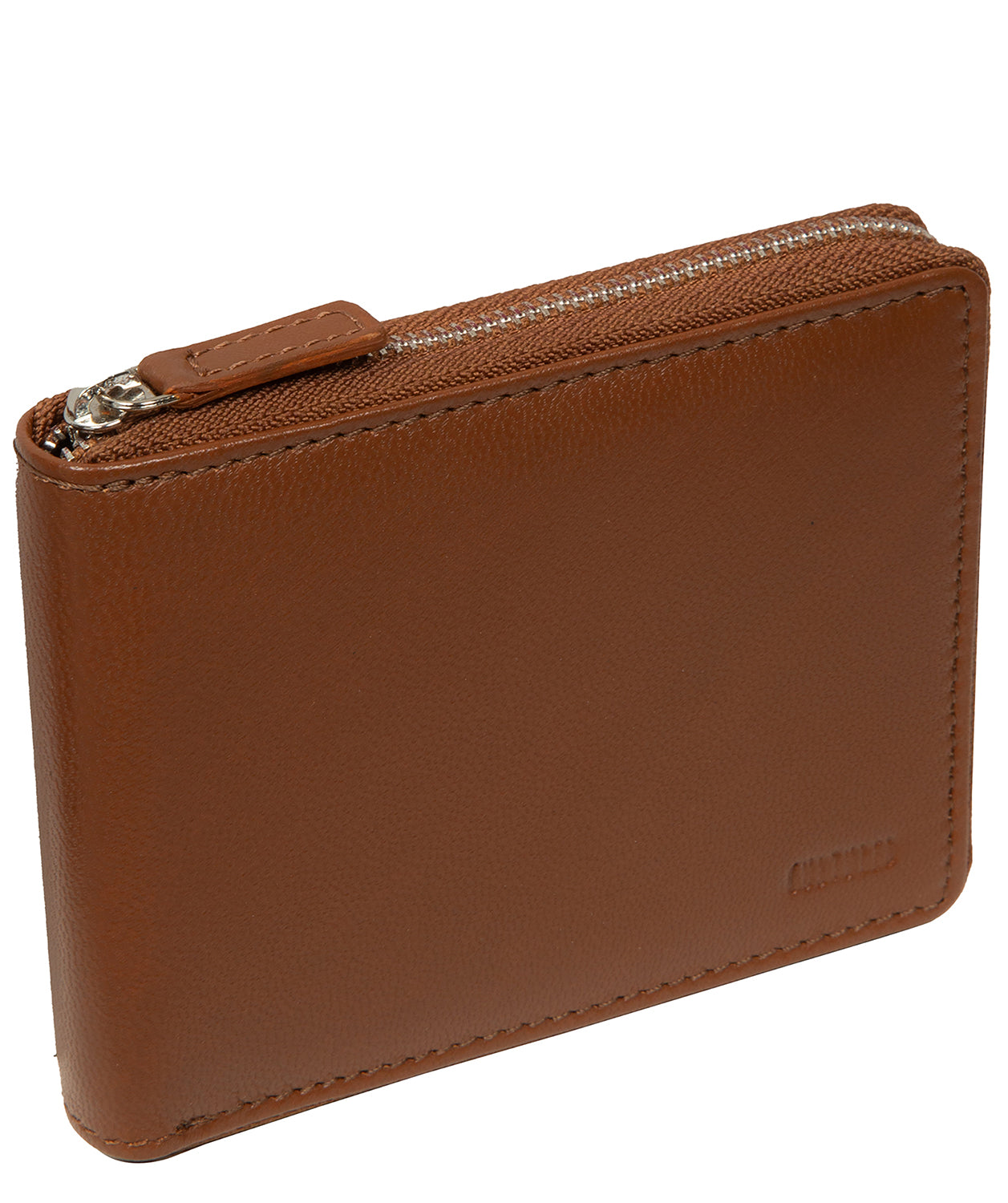 'James' Tan Leather Wallet