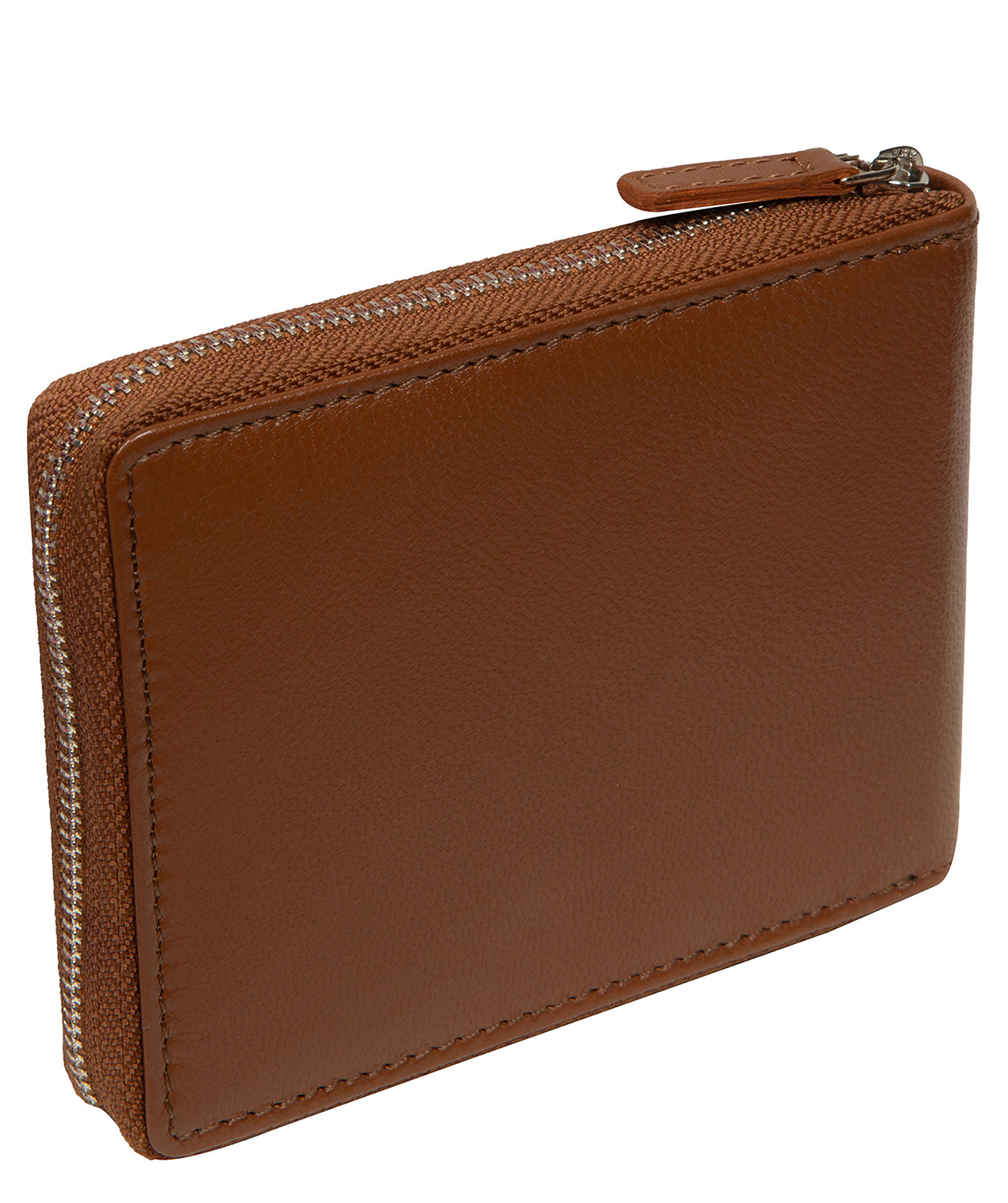 'James' Tan Leather Wallet