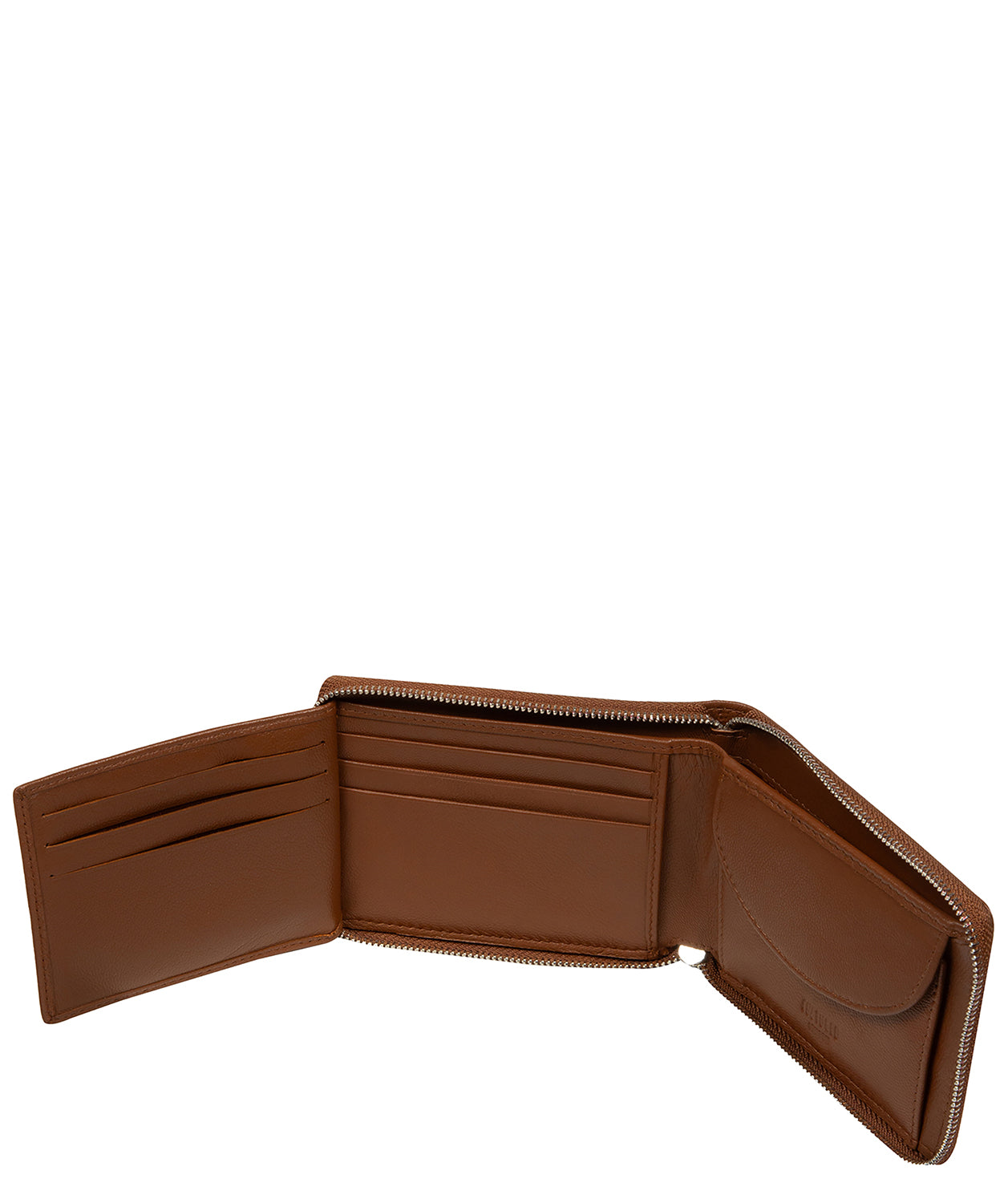 'James' Tan Leather Wallet