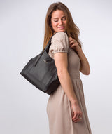 Pure Luxuries Eco Collection #product-type#: 'Colette' Black Leather Handbag