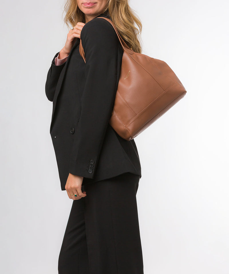 Pure Luxuries Eco Collection #product-type#: 'Colette' Tan Leather Handbag