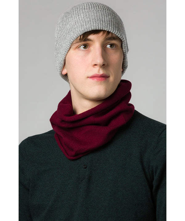 Pure Luxuries London Hats: 'Grizedale' Foggy Cashmere & Merino Wool Beanie Hat