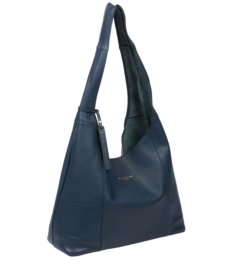 Pure Luxuries Eco Collection Bags: 'Nina' Denim Leather Shoulder Bag