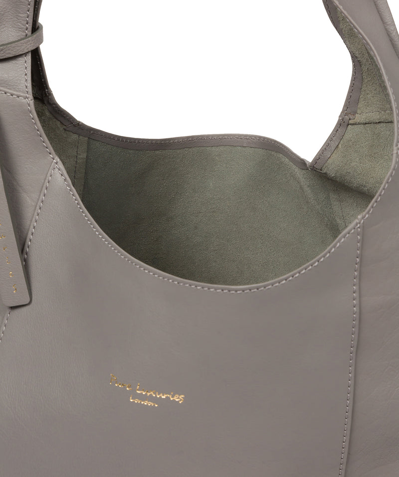 Pure Luxuries Eco Collection Bags: 'Nina' Dove Leather Shoulder Bag