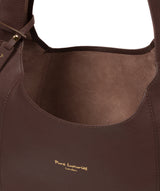 Pure Luxuries Eco Collection Bags: 'Nina' Plum Nappa Leather Shoulder Bag
