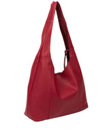 Pure Luxuries Eco Collection Bags: 'Nina' Scarlett Leather Shoulder Bag