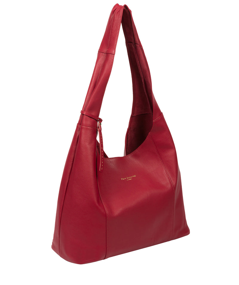 Pure Luxuries Eco Collection Bags: 'Nina' Scarlett Leather Shoulder Bag