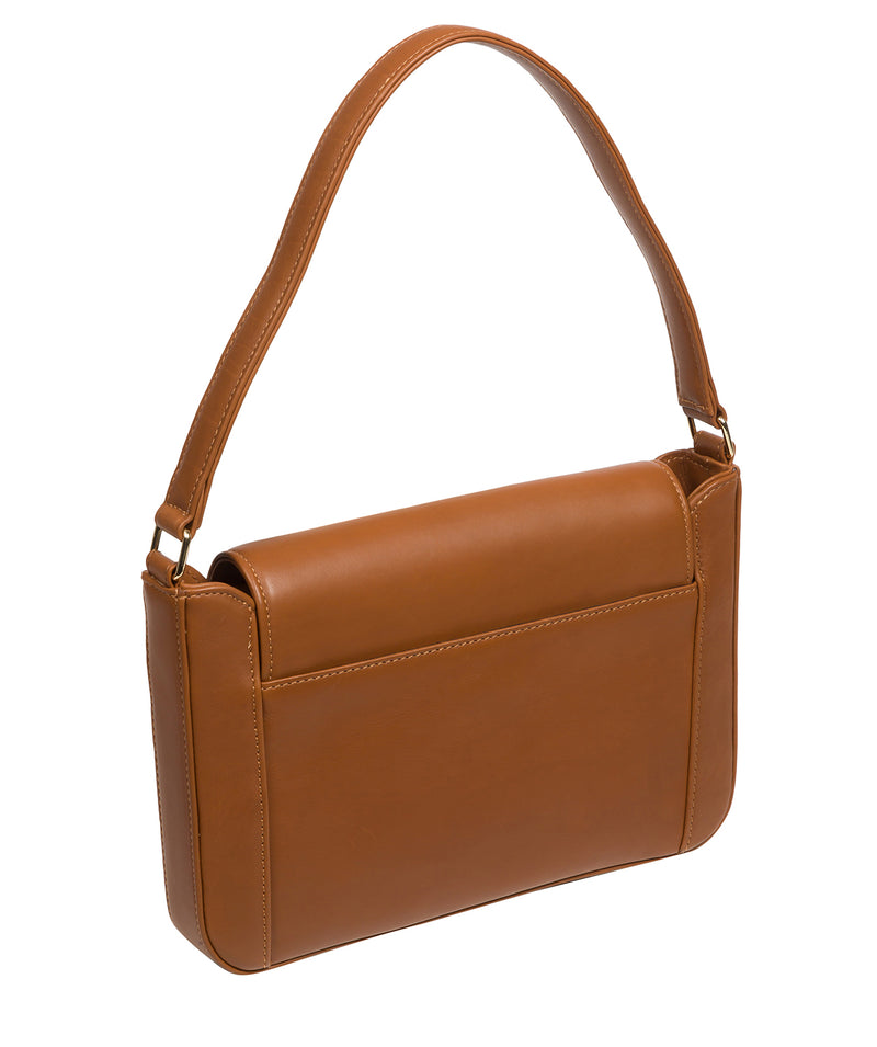 'Olivia' Oak Leather Grab Bag Pure Luxuries London