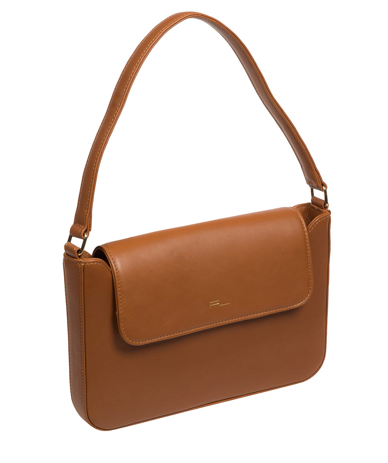 'Olivia' Oak Leather Grab Bag Pure Luxuries London