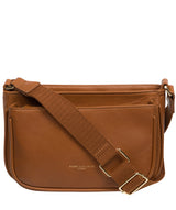 Pure Luxuries Knightsbridge Collection Bags: 'Bree' Oak Nappa Leather Cross Body Bag