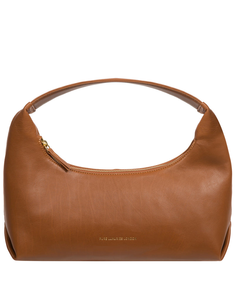 Pure Luxuries Knightsbridge Collection Bags: 'Reese' Oak Leather Grab Bag