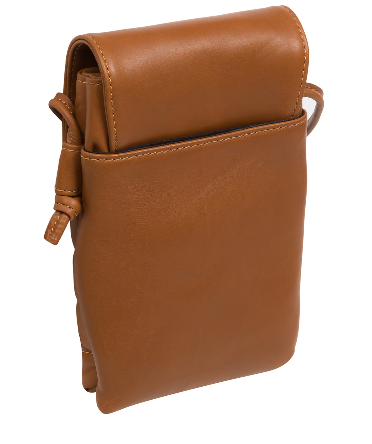 interior pocket and zip closure detail