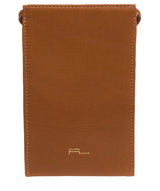Pure Luxuries Knightsbridge Collection Bags: 'Lana' Oak Leather Cross Body Phone Bag