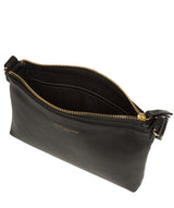 Pure Luxuries Knightsbridge Collection Bags: 'Nessa' Black Leather Cross Body Bag
