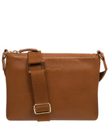 Pure Luxuries Knightsbridge Collection Bags: 'Nessa' Oak Leather Cross Body Bag