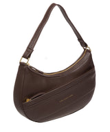 Pure Luxuries Marylebone Collection Bags: 'Emma' Hot Fudge Nappa Leather Grab Bag