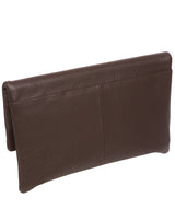 Pure Luxuries Marylebone Collection Bags: 'Amelia' Hot Fudge Nappa Leather Clutch Bag