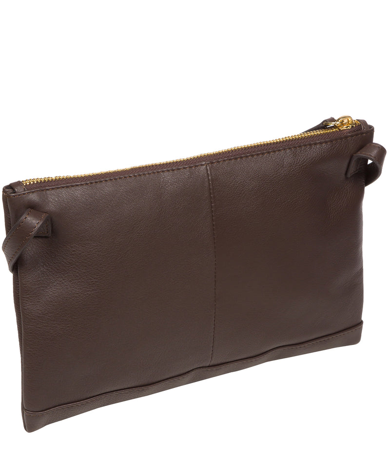 Pure Luxuries Marylebone Collection Bags: 'Anya' Hot Fudge Nappa Leather Cross Body Bag