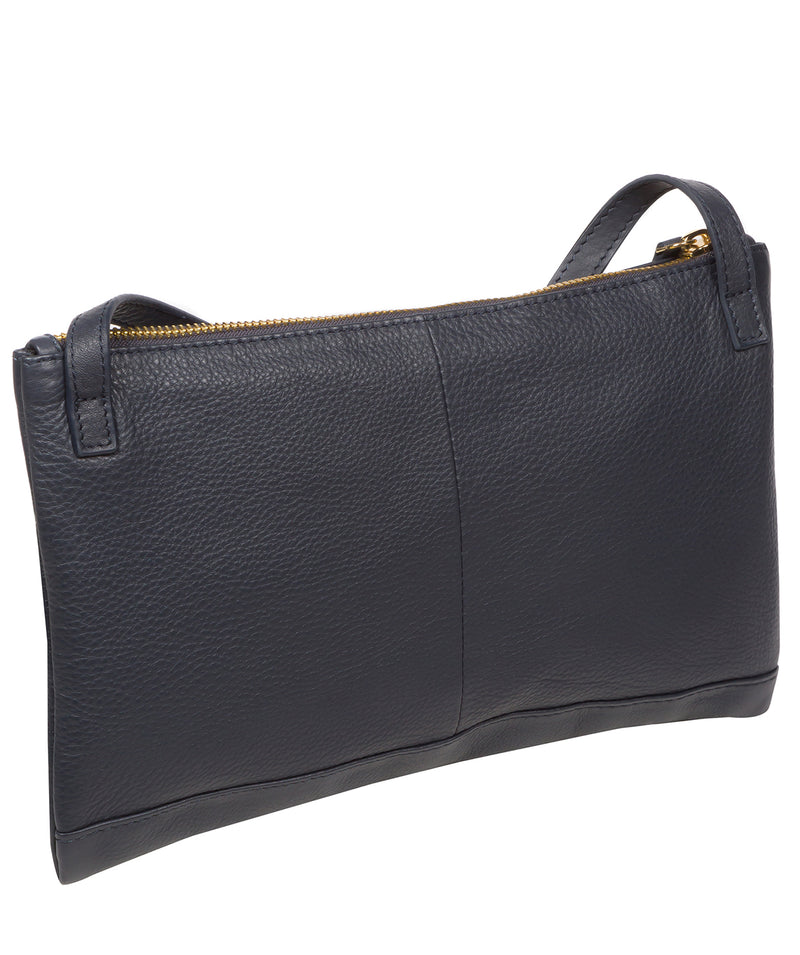 Pure Luxuries Marylebone Collection Bags: 'Anya' Navy Nappa Leather Cross Body Bag