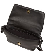 Pure Luxuries Marylebone Collection Bags: 'Zoey' Black Nappa Leather Cross Body Bag
