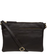 Pure Luxuries Marylebone Collection Bags: 'Hannah' Black Nappa Leather Cross Body Bag