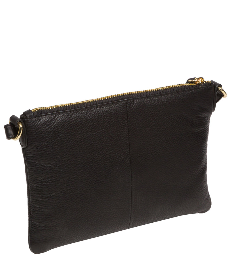 Pure Luxuries Marylebone Collection Bags: 'Hannah' Black Nappa Leather Cross Body Bag