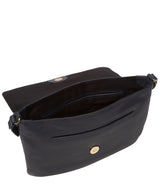 Pure Luxuries Marylebone Collection Bags: 'Ruby' Navy Nappa Leather Cross Body Bag
