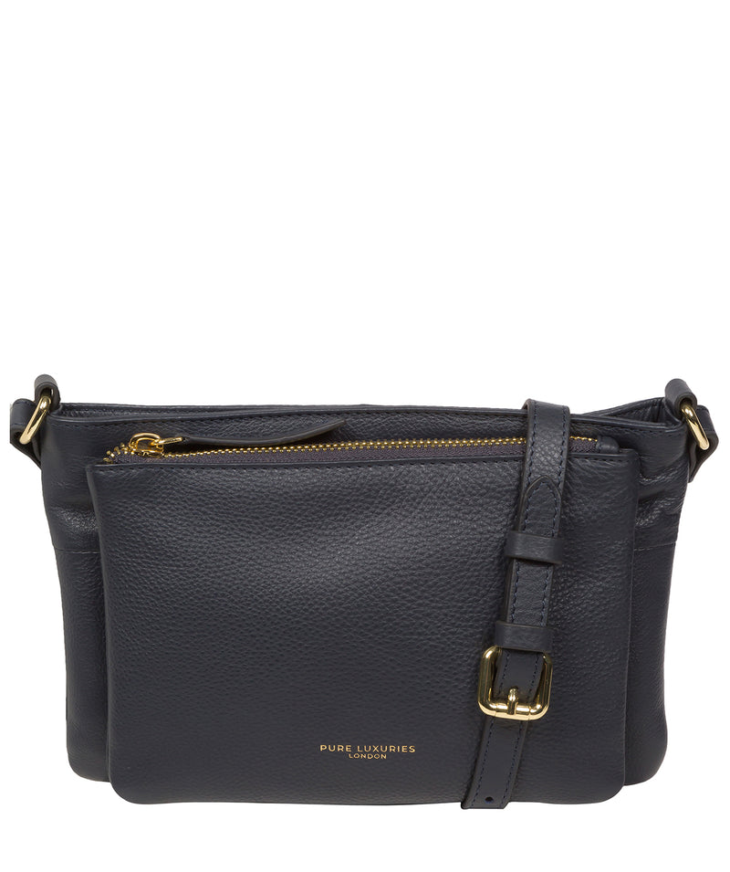 Pure Luxuries Marylebone Collection Bags: 'Jess' Navy Nappa Leather Cross Body Bag