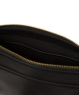 Pure Luxuries Marylebone Collection Bags: 'Monica' Black Nappa Leather Cross Body Bag