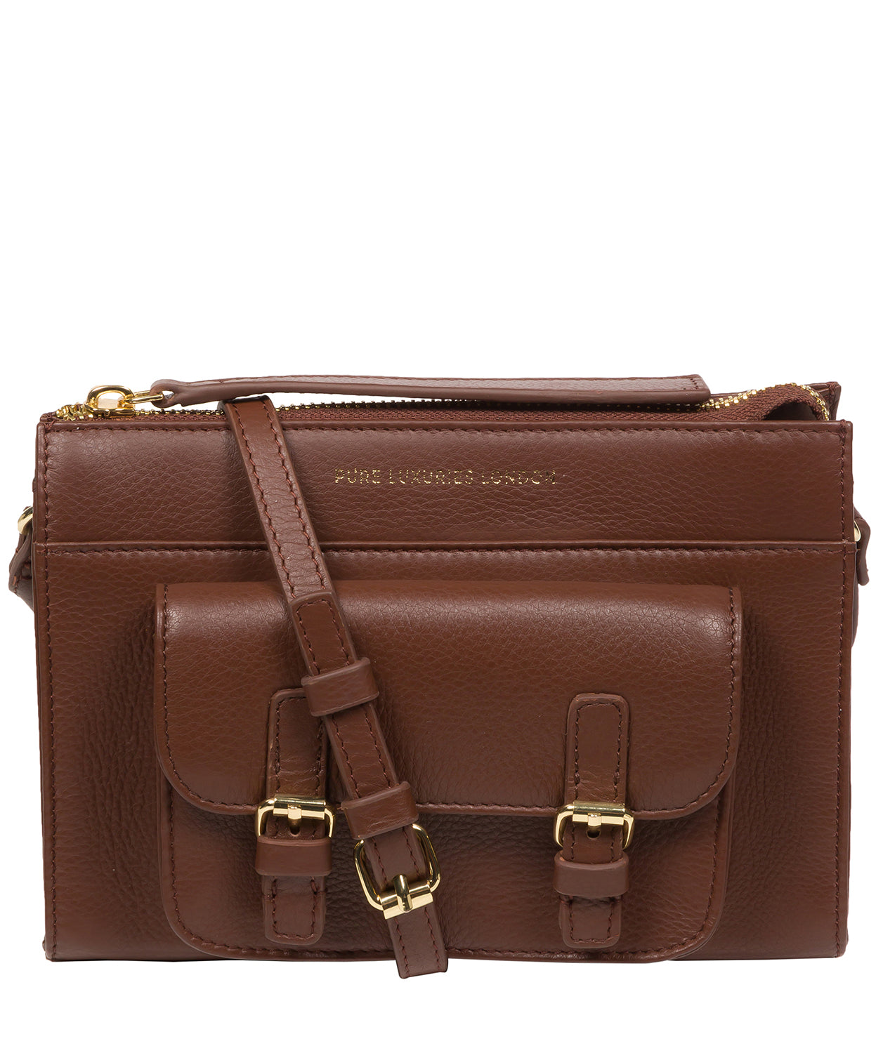 Tan Leather Crossbody Bag Monica By Pure Luxuries Pure Luxuries London tan-leather-crossbody-bag-monica-by-pure-luxuries-pure-luxuries-london