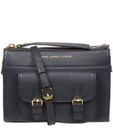 Pure Luxuries Marylebone Collection Bags: 'Monica' Navy Nappa Leather Cross Body Bag