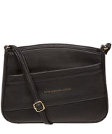 Pure Luxuries Marylebone Collection Bags: 'Helena' Black Nappa Leather Cross Body Bag