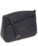 Pure Luxuries Marylebone Collection Bags: 'Helena' Navy Nappa Leather Cross Body Bag